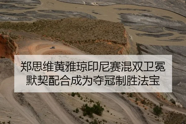 郑思维黄雅琼印尼赛混双卫冕 默契配合成为夺冠制胜法宝
